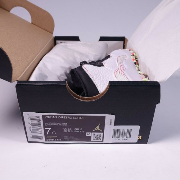 Jordan 10 Retro SE TD Sneakers BV1845-176 White - Picture 7 of 11